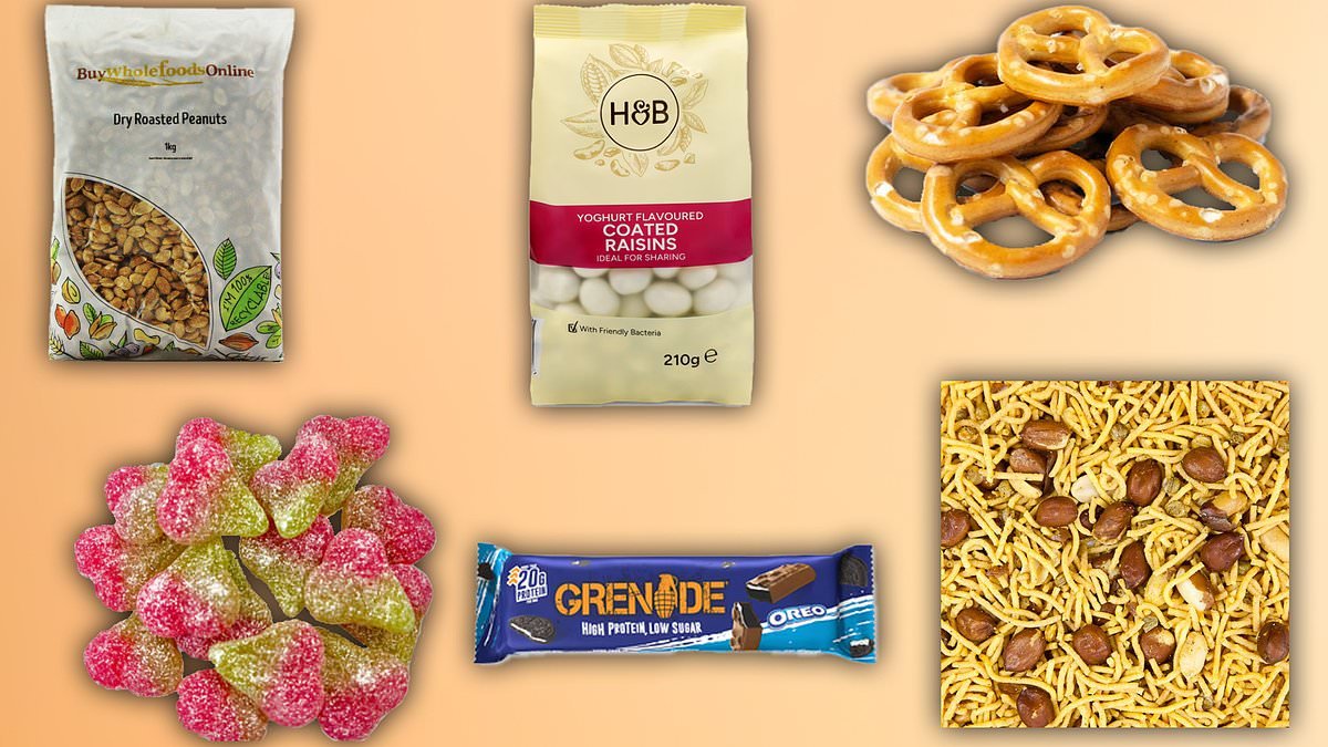 Health food stores selling ultra-processed treats with more calories than a Mars bar: Those protein snacks and yoghurt raisins from the likes of Holland & Barrett and Grape Tree are far from saintly