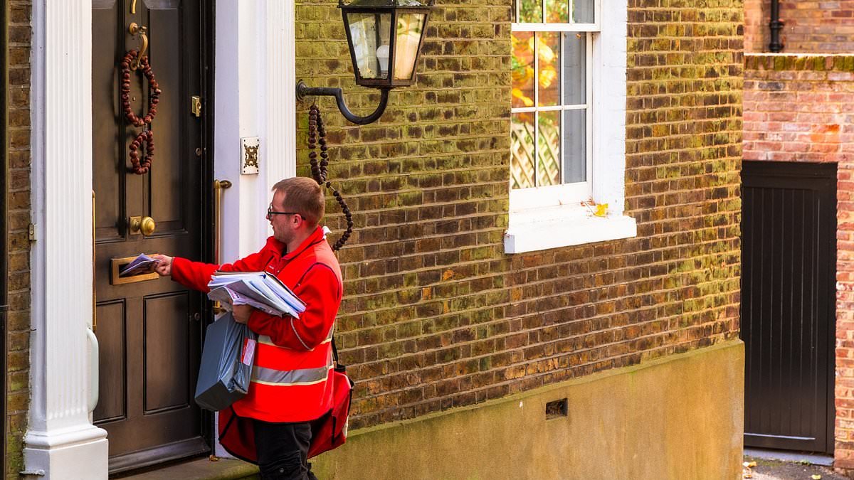 Royal Mail failed to deliver letters on time to 16 MILLION people over Christmas, watchdog finds