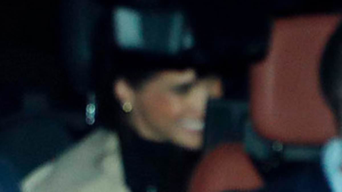 Meghan Markle leaves Sydney hotel with Prince Harry after she posed for photos for just over two hours with adoring fans who had paid £1,700 for the privilege