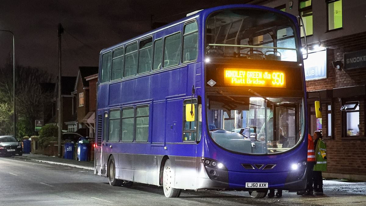 Three schoolchildren rushed to hospital after falling through window of double decker bus