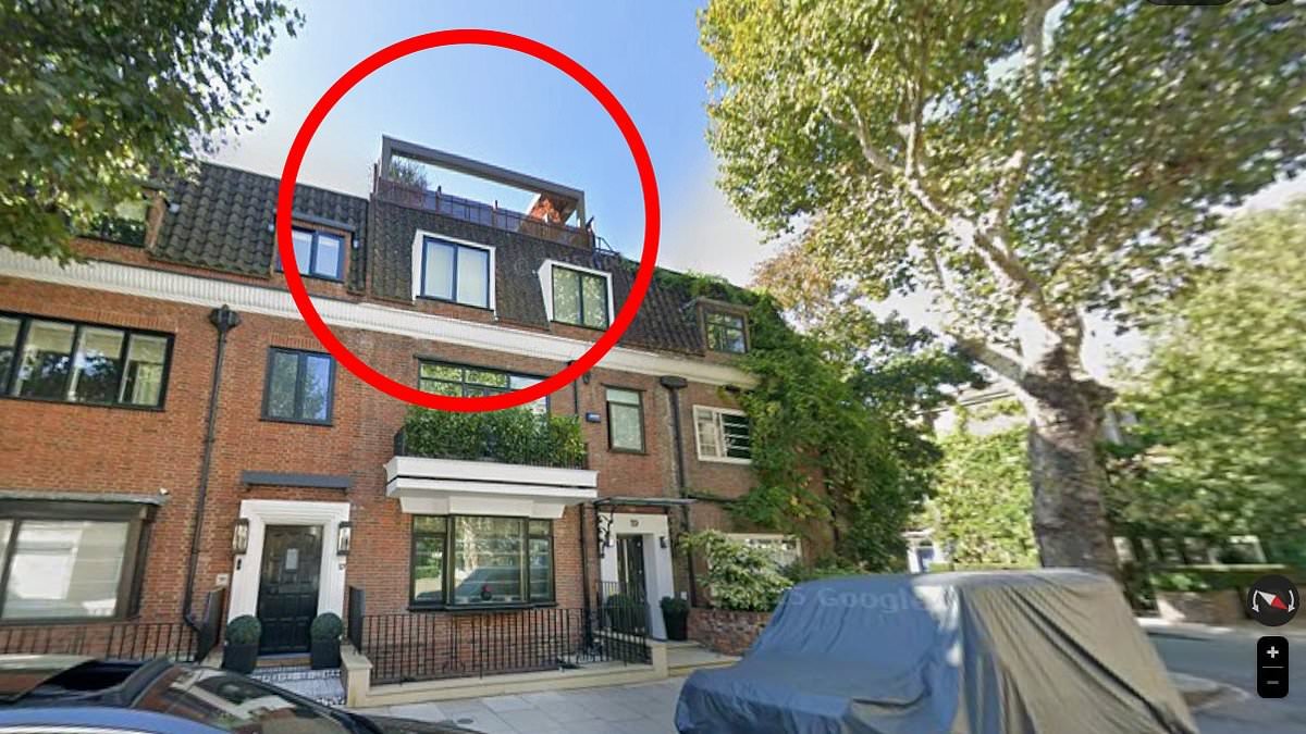 Kim Kardashian's 111Skin business partners are told to pull down 'jarring' pergola they illegally put up on the balcony of £5m Chelsea mansion