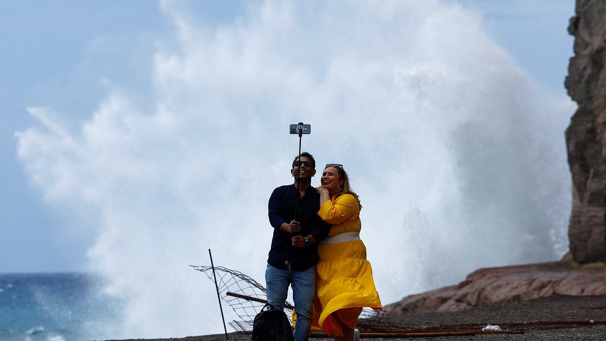 Canary Islands will be hammered by Storm Therese for at least five more days as holiday hotspot braces for snow and heavy rain