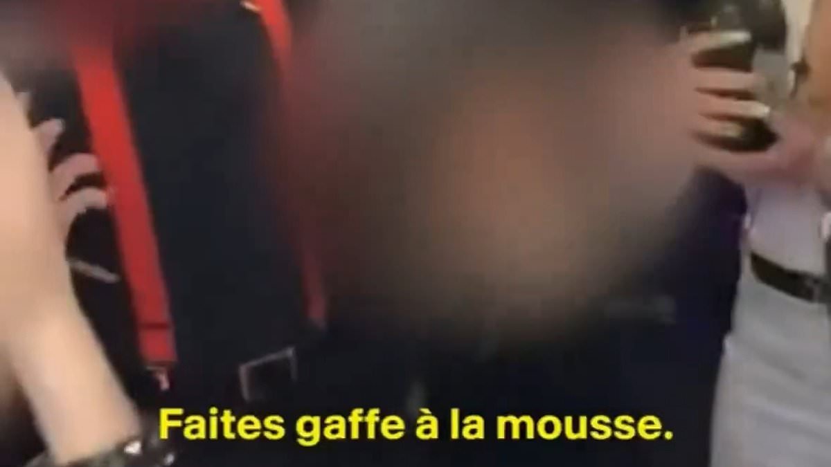 Chilling video shows Swiss bar staff begging revellers to keep sparklers away from roof foam on New Year's Eve 2019 - six years before inferno killed 40 at the same venue