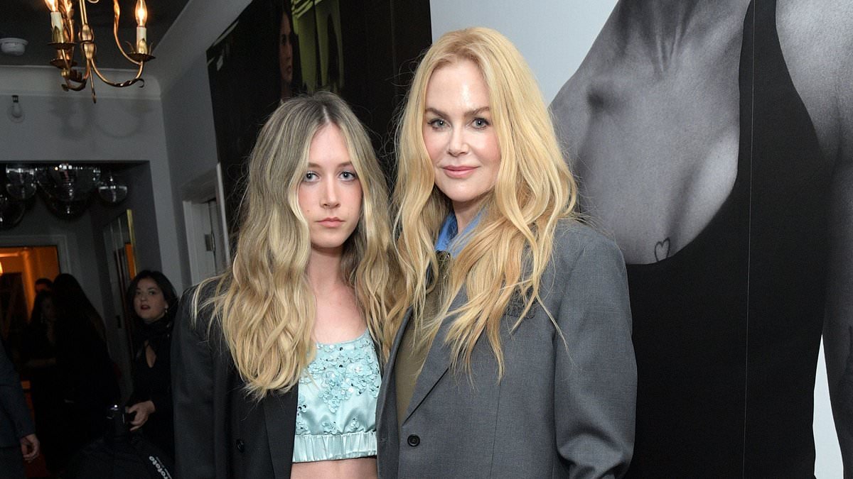 Nicole Kidman's daughter Sunday Rose, 17, reveals high school prom look after mom's split from dad Keith Urban