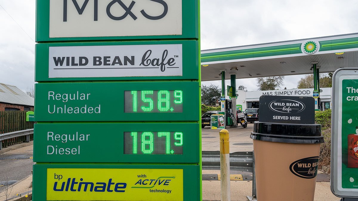 Rural drivers hit hardest by fuel crisis as prices soar up to 10 per cent higher at countryside forecourts