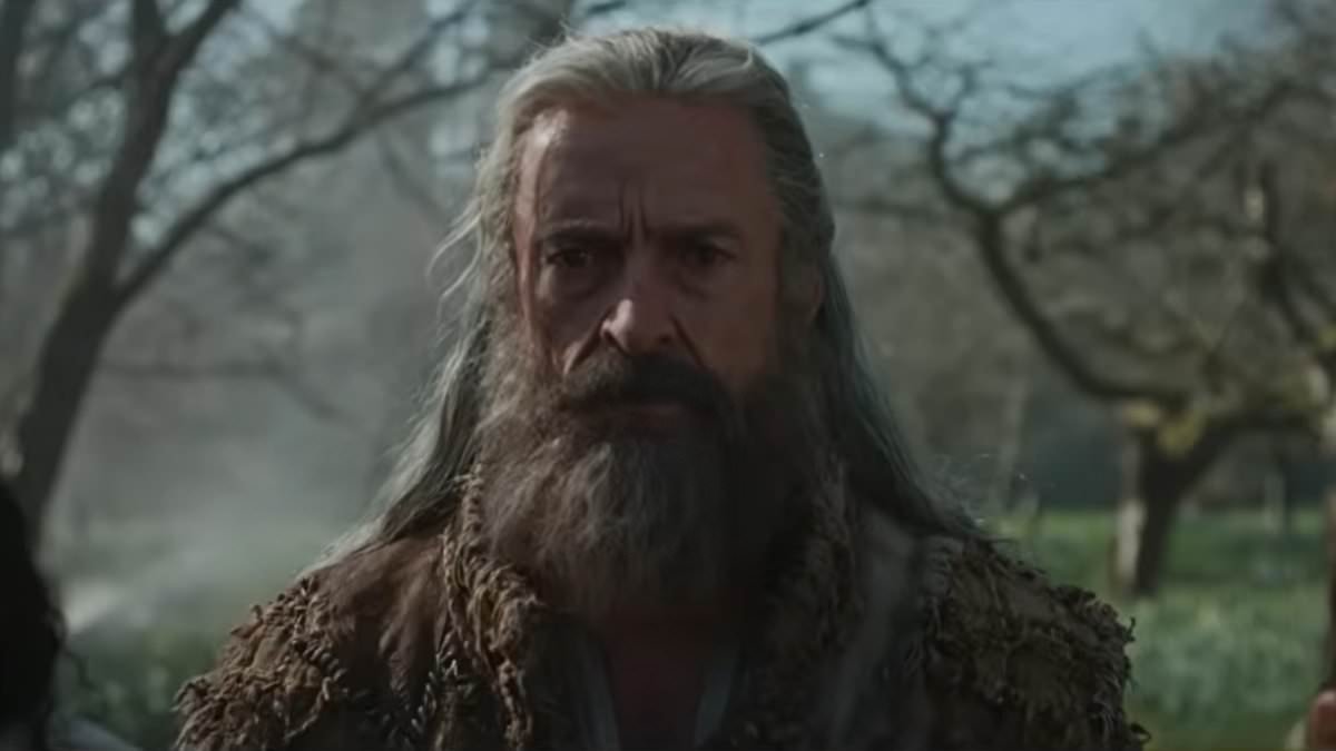 Hugh Jackman is unrecognizable with bushy beard as 'murderous outlaw' in The Death of Robin Hood trailer