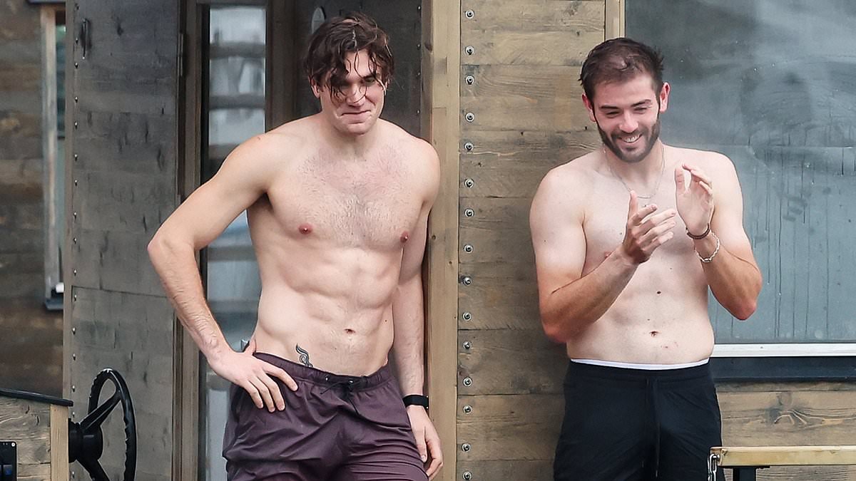 Shirtless Jack Draper takes a plunge at Norwegian outdoor sauna - and shows off his VERY intimate new tattoo - as he prepares for return to tennis for the first time in six months