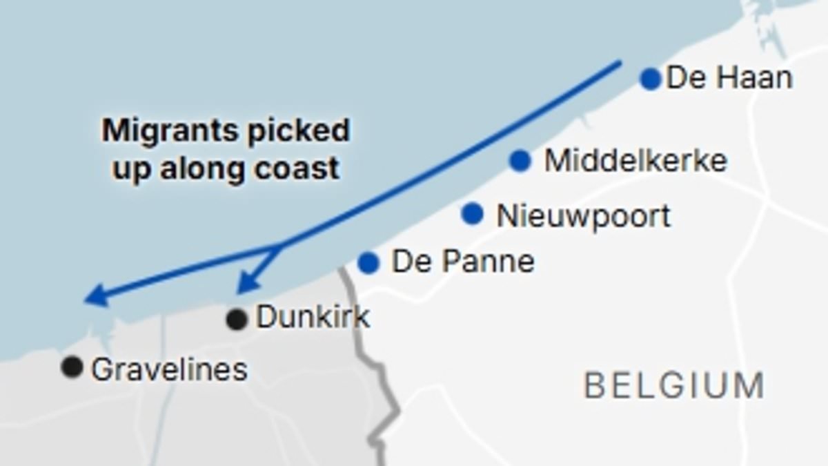 Small boat migrants headed for Britain are being launched from Belgium in bid to avoid French crackdown