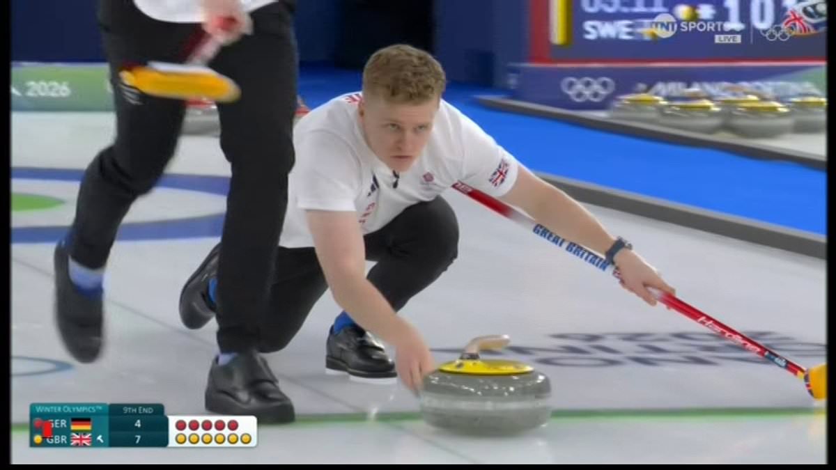 Team GB are dragged into Winter Olympics curling cheating scandal after getting 'caught on TV' after Canada's double-touching drama