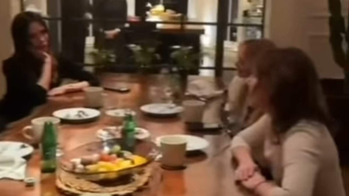 The Spice Girls REUNITE! Victoria Beckham finally joins the band for a singalong after refusing to go on tour in 2019 - but one member is missing