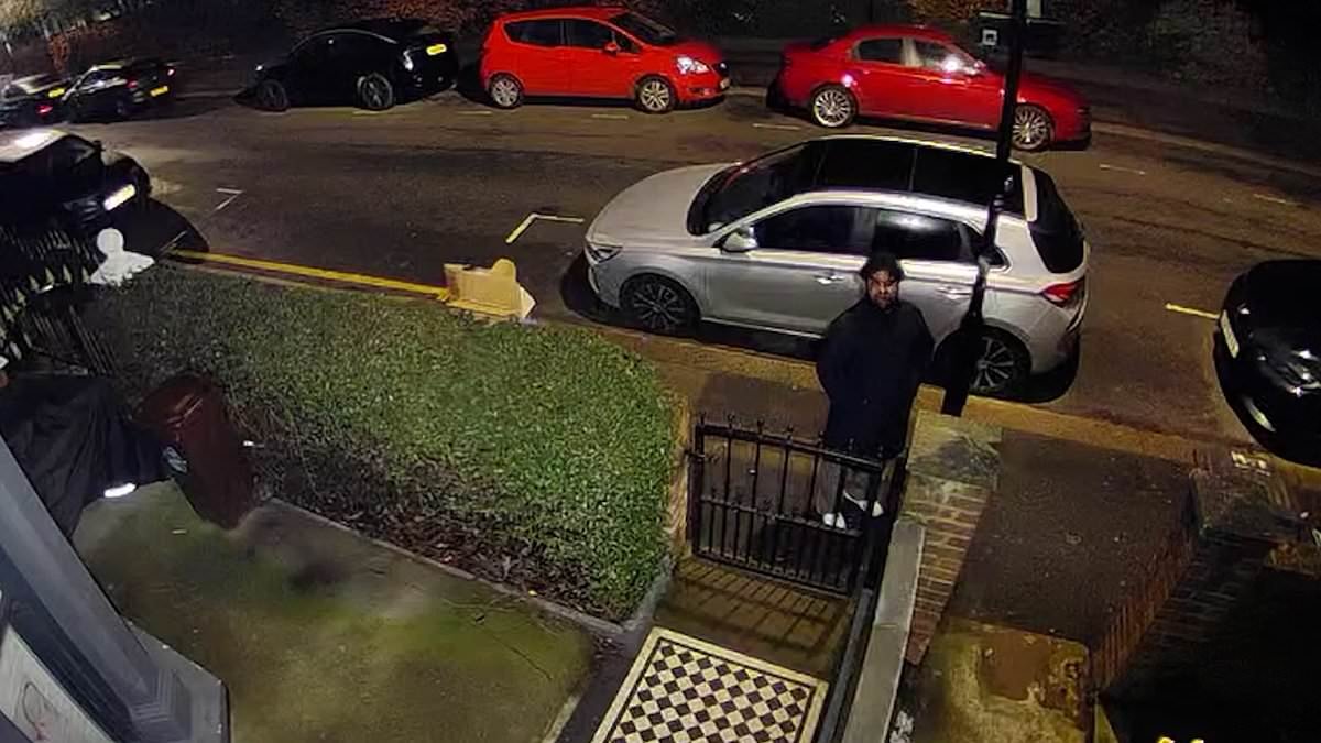 'Hope you're having a nice sleep': Moment man leaves bizarre Ring doorbell message for stunned homeowner
