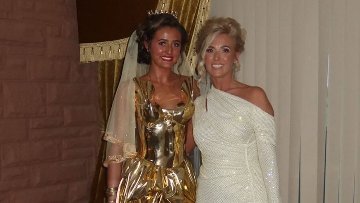 Venezuela Fury's, 16, hen do dress designer reveals mum Paris' demands for her daughter's 'surprise' gown - and practicality was definitely not on the menu!