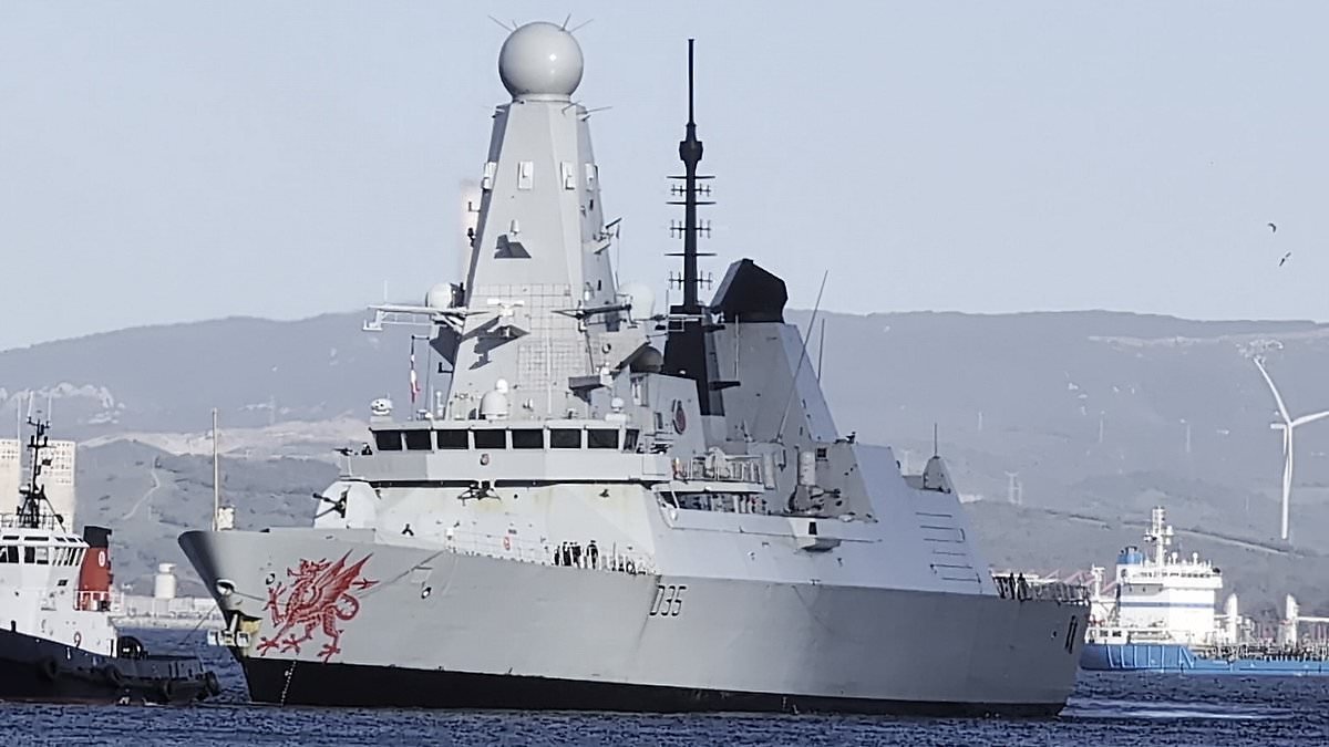 More than three weeks after an RAF base was hit... British warship HMS Dragon will FINALLY take part in defence of Cyprus