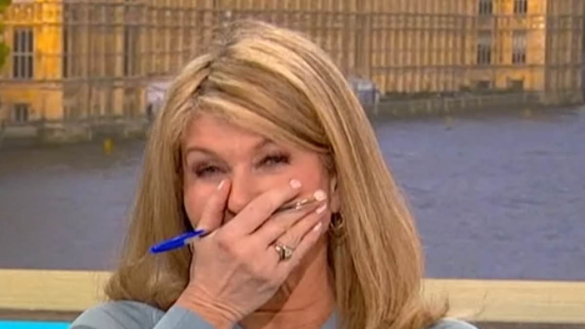 Kate Garraway SCREAMS in terror as Good Morning Britain interview derailed by 'creepy' ITV guest
