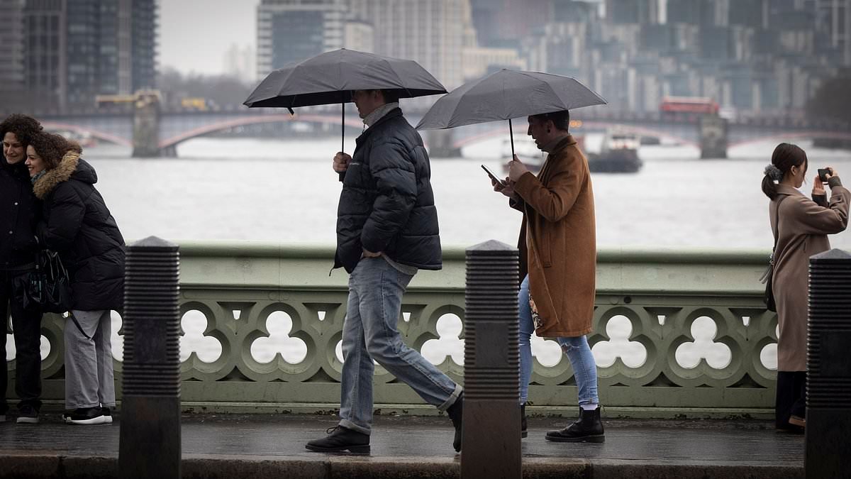 You think this is bad? Met Office warns Britain's wet weather will continue until at least mid-MARCH