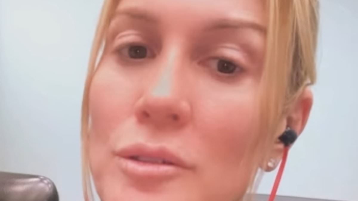 Terrified socialite Hofit Golan reveals she is hiding in the bath as she recalls the 'surreal' moment she saw Iranian missile strikes raining down from her Dubai balcony