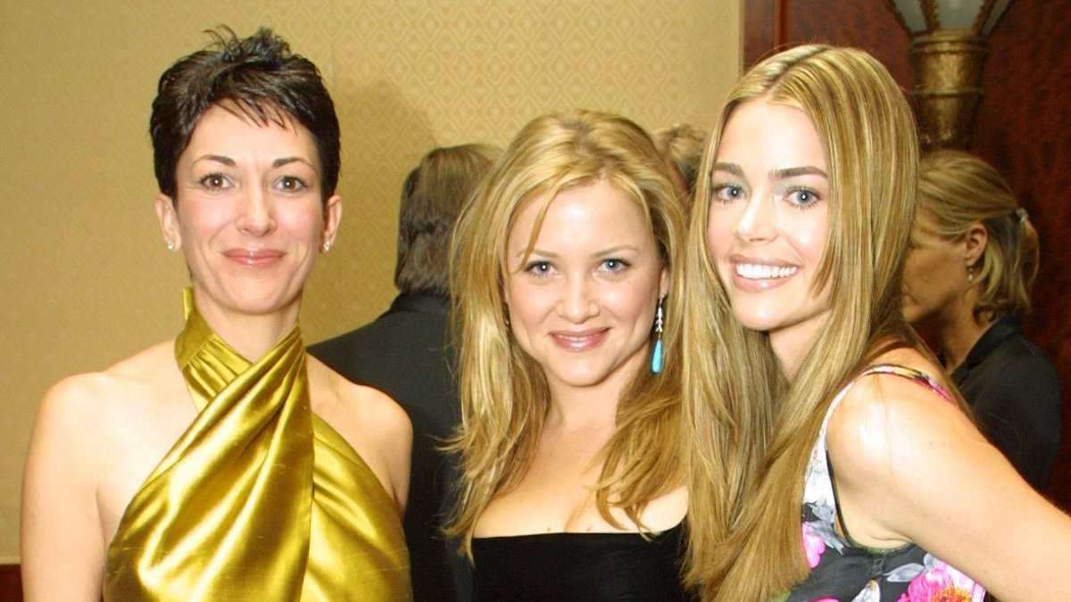 ALISON BOSHOFF: Night Andrew took his 'plus one' Ghislaine to meet elite of Hollywood