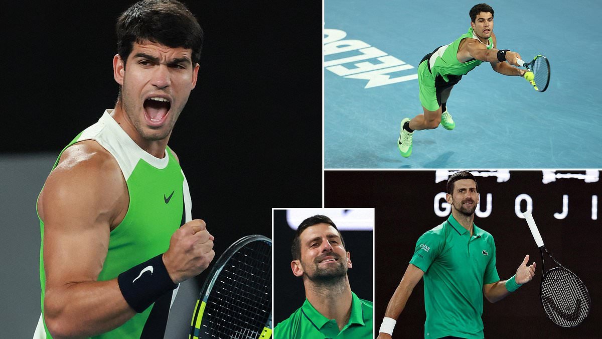 Carlos Alcaraz beats Novak Djokovic to make history as the youngest male Career Grand Slam champion after sensational Australian Open comeback victory
