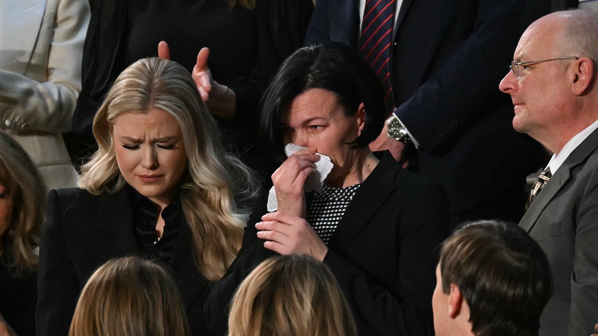 Erika Kirk comforts Iryna Zarutska's mother in emotional moment during State of the Union