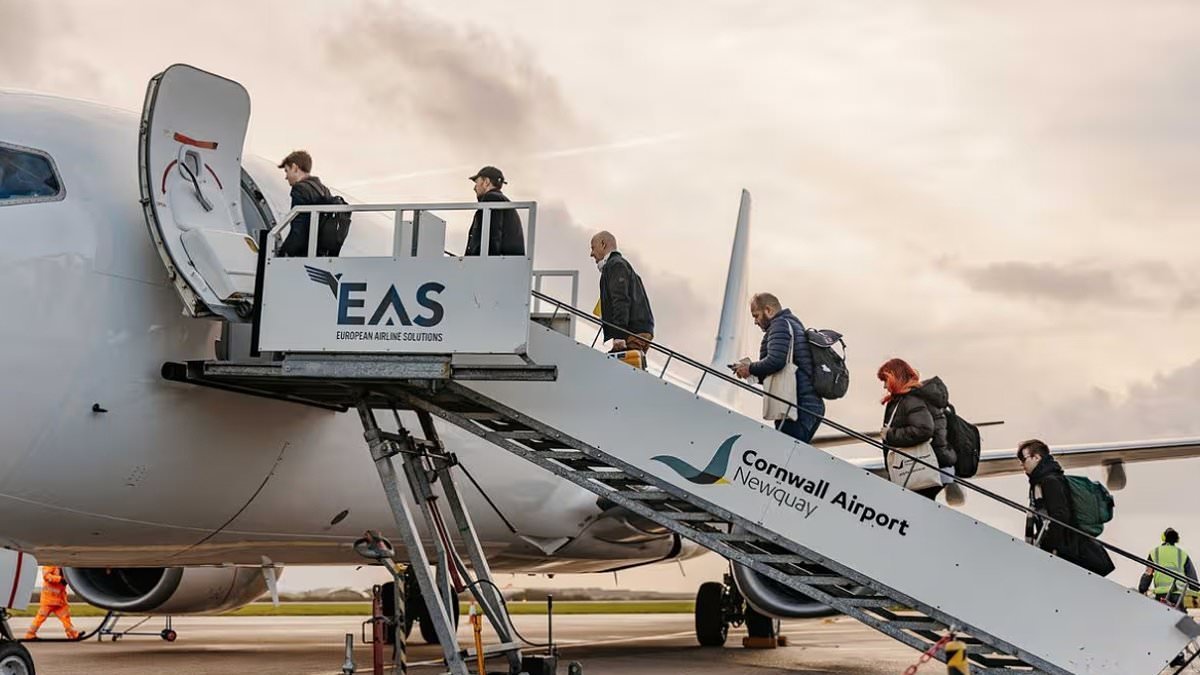 Airline is forced to cancel Newquay to London flights after 'huge rise in fuel costs' in wake of Iran war