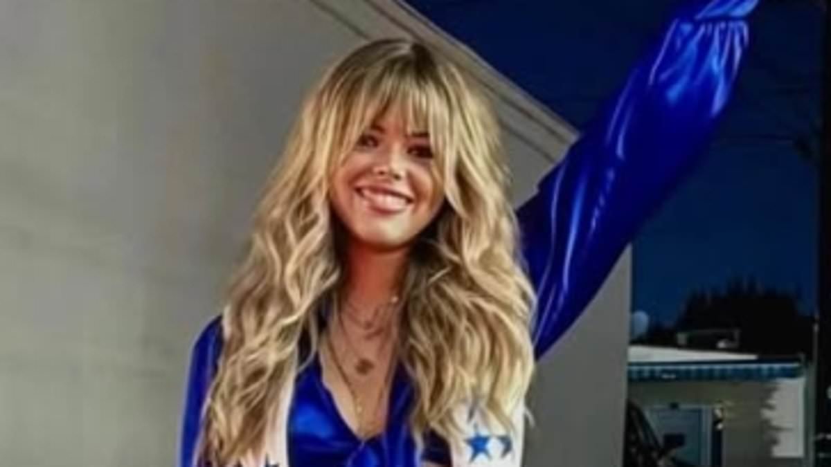 Amanda Holden's lookalike daughter Lexi celebrates turning 20 by dressing up as a Dallas Cowboys cheerleader