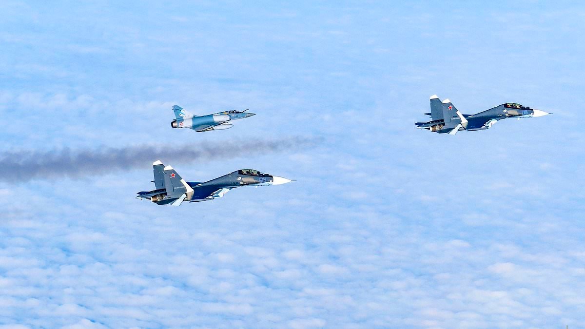 NATO jets are scrambled to fend off Russian warplane as it enters Estonian airspace