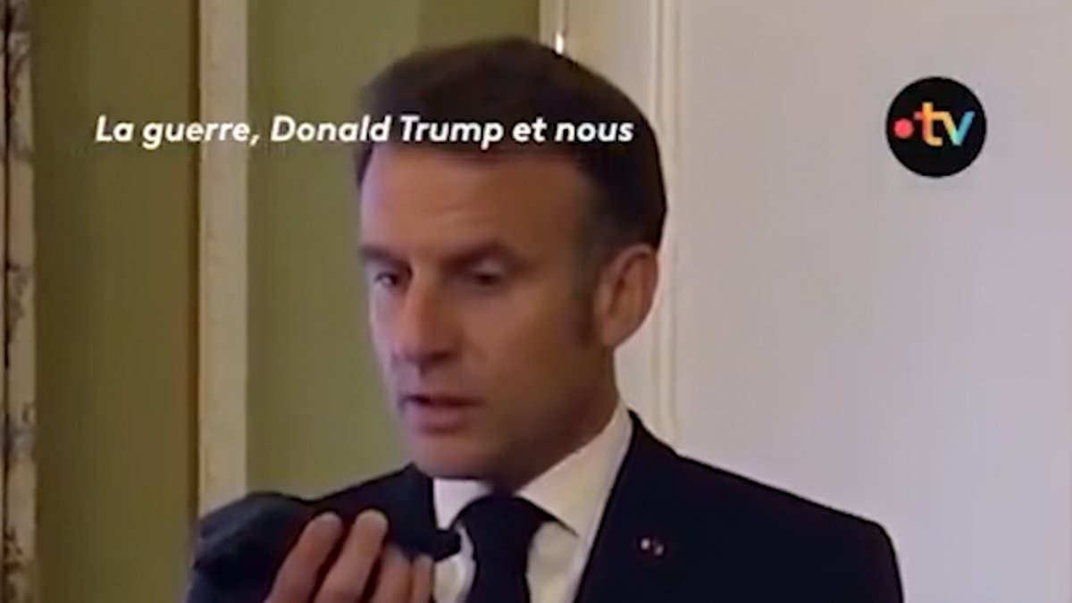 Moment Macron wakes up Trump to reveal breakthrough in Ukraine truce talks with gleeful US President replying 'oh good, Nobel Prize for this'