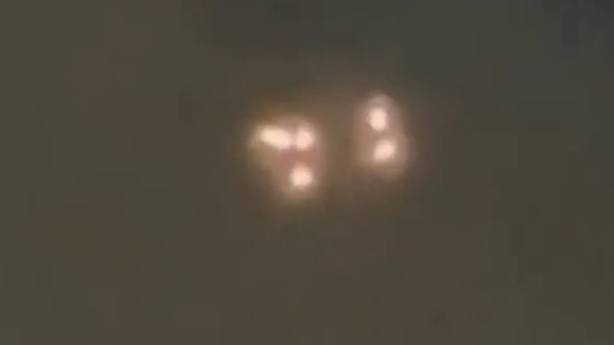 UFO cluster spotted over mysterious base tied to missing Air Force scientist