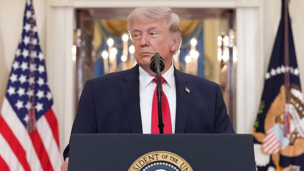 White House hits out at 'deranged liberal conspiracy theory' claiming Trump is in hospital