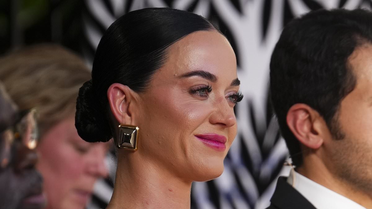 Katy Perry, 41, holds hands with ex-Canadian PM boyfriend Justin Trudeau, 54, before proudly watching his speech as she makes a surprise appearance at the World Economic Forum in Davos