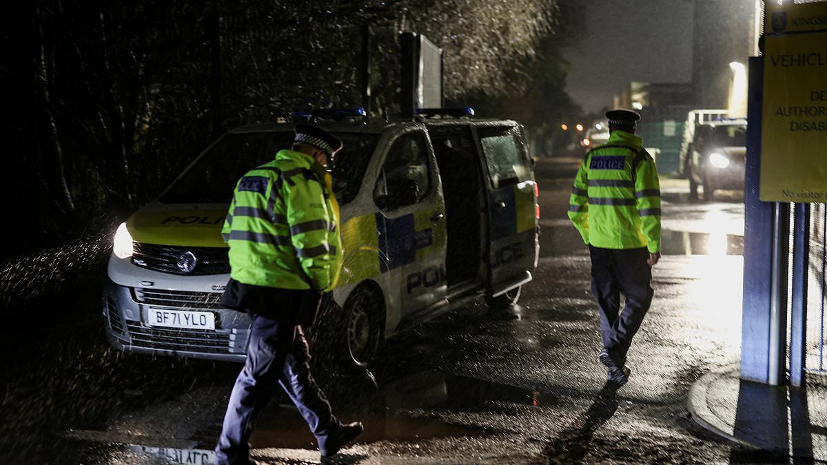 Former pupil, 13, accused of stabbing two boys at school in North London was arrested after he was seen at a mosque