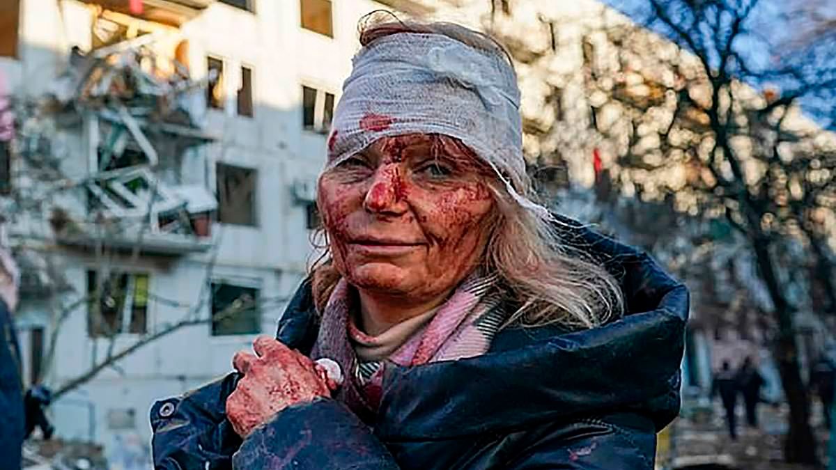 'Would he be brave enough?': Ukrainian woman who became the 'Face of the War' has challenged Putin to meet her