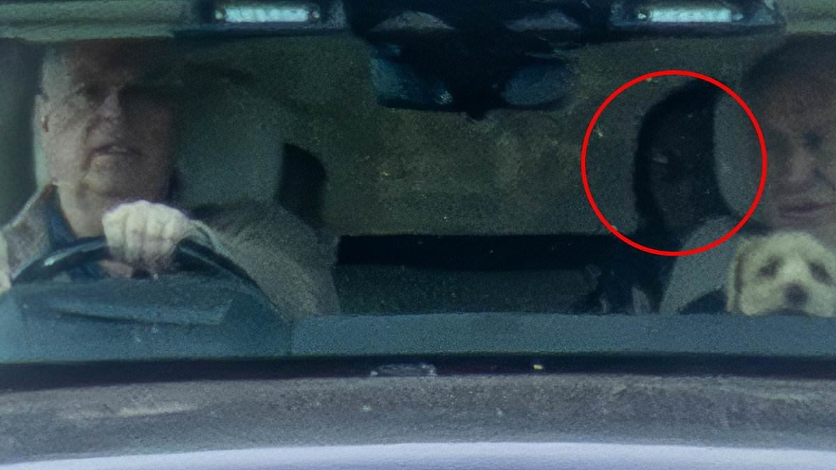 Andrew Mountbatten-Windsor is spotted in Range Rover with 'mystery woman' in back seat as he visits new Sandringham home