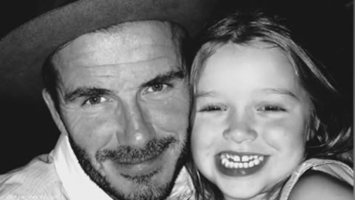 Harper Beckham calls dad David her 'first and always Valentine' while Victoria shares her love for Cruz's girlfriend Jackie Apostel in united display amid feud with Brooklyn and Nicola Peltz