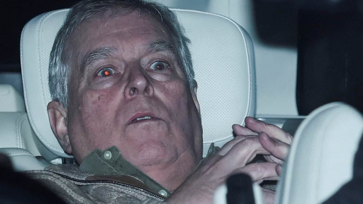 'Haunted' Andrew appeared to be 'in the throes of peak fear' as he tried to 'hang onto his dignity' exiting police station after his arrest, body language expert claims