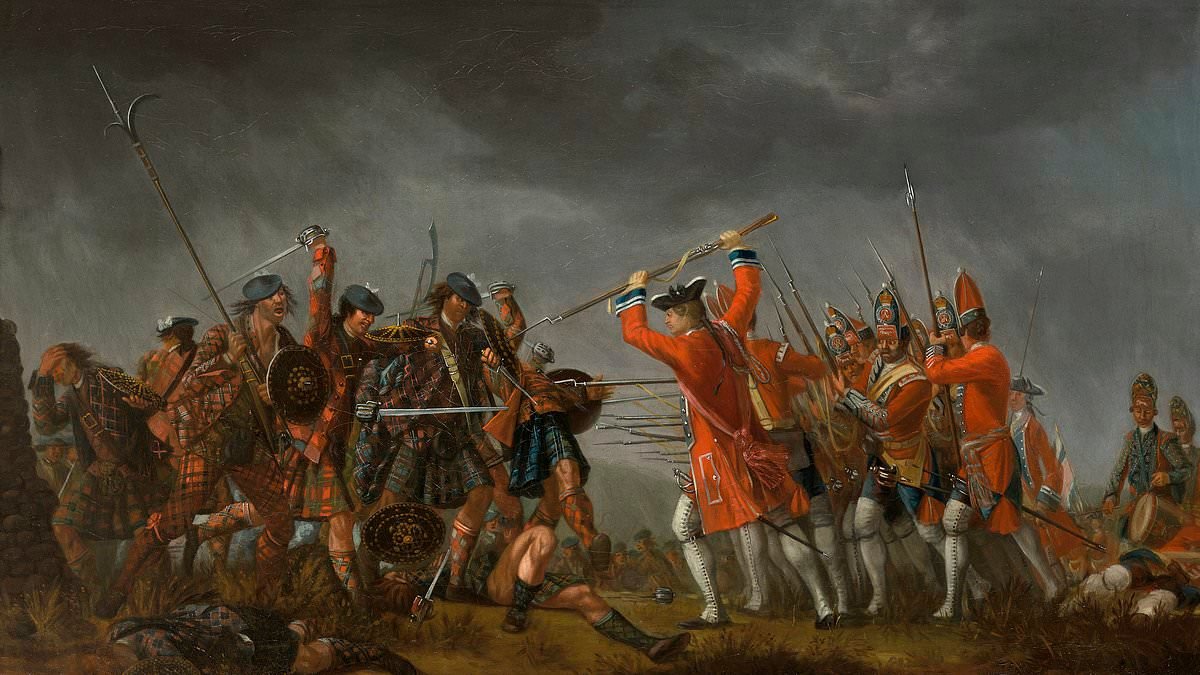 Bomb-y Prince Charlie! Shell fired on Culloden battlefield is discovered almost 300 years on