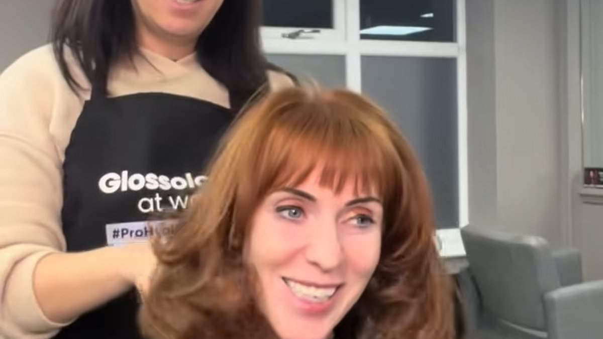 Hair apparent: Tipped for the top Angela Rayner gets haircut as Keir Starmer's No 10 operation implodes