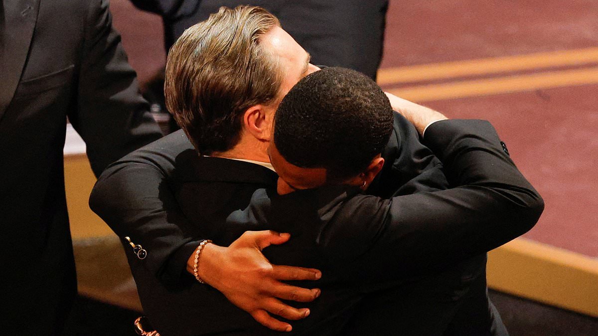 Behind-the-scenes Oscars moments that WEREN'T on TV from Leonardo DiCaprio hugging Michael B Jordan to Ethan Hawke kissing Gwyneth Paltrow