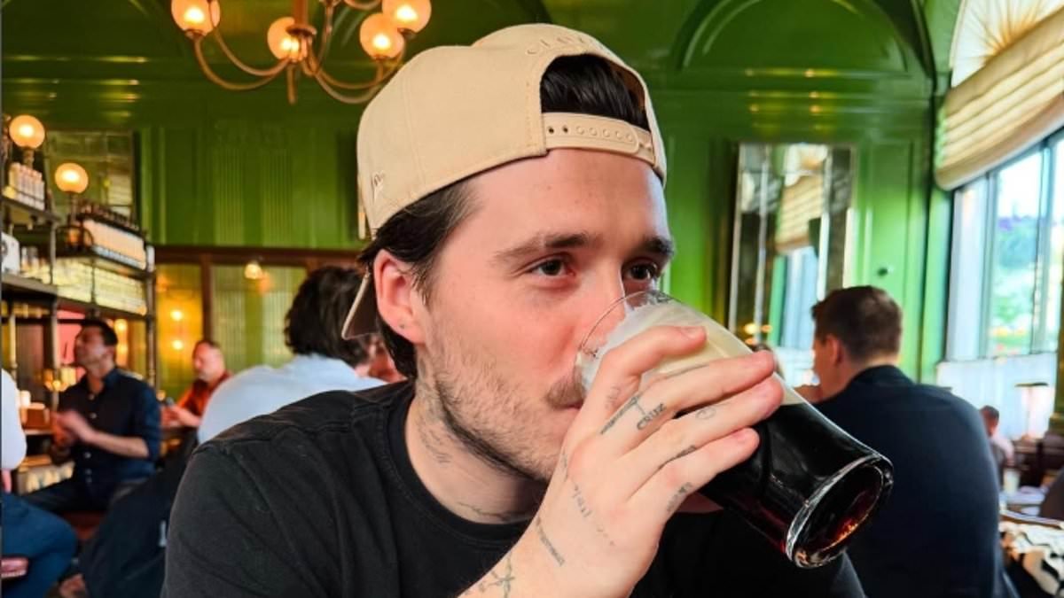 Brooklyn Beckham appears to take another 'swipe' at his estranged family as he shows off brand new tattoo tribute to Nicola Peltz