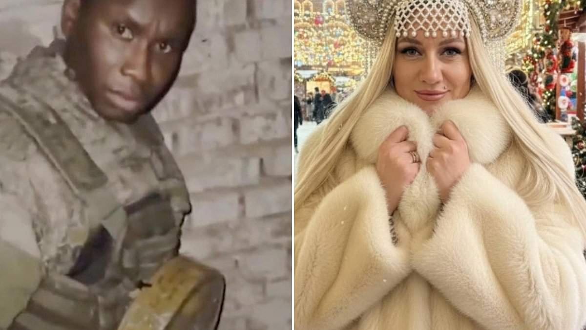 Terrified Francis had a mine strapped to his chest and made to be a suicide bomber. Now, we reveal the very glamorous Russian who has made millions sending foreigners to their deaths in Ukraine - and this is the brutal way she's done it
