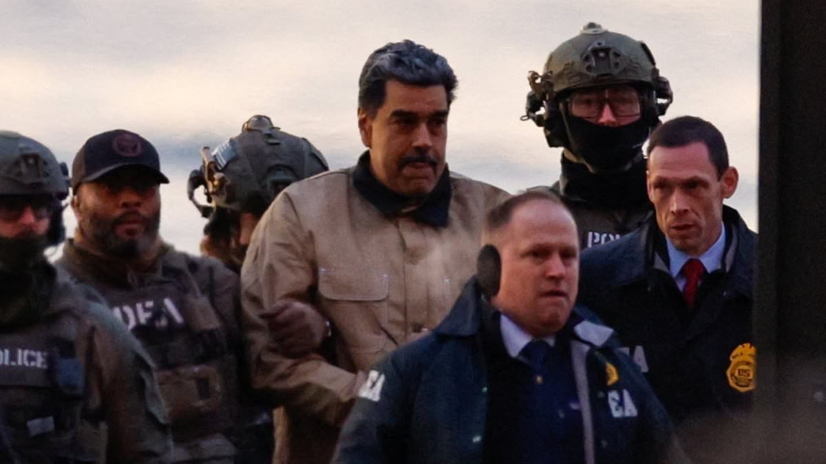 Furious fallen dictator Nicolás Maduro's hearing descends into chaos as he gets into shouting match with man claiming he was prisoner of his regime