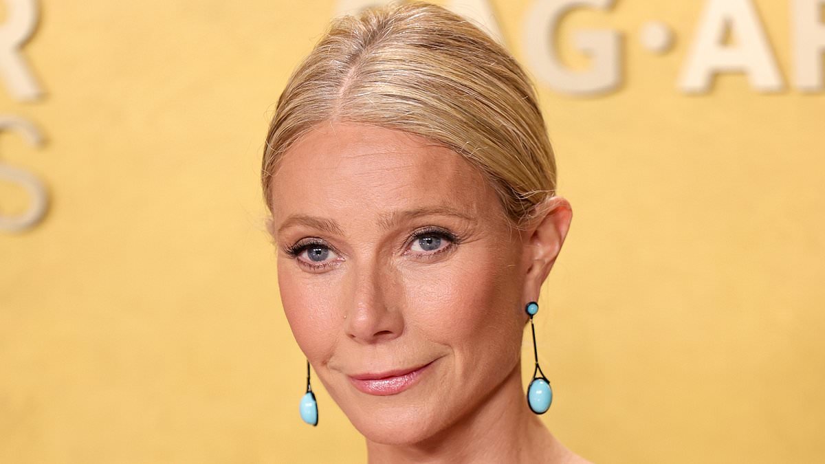 Gwyneth Paltrow suffers a wardrobe malfunction as she takes to the stage with one of her 1930s earrings missing while making first appearance at the Actor Awards in 26 years