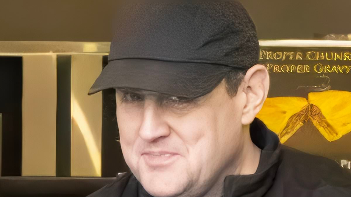 Picking up a garlic bread? Peter Kay tucks into a tasty treat from a local bakery in Bolton after opening up about his dramatic weight-loss for the first time