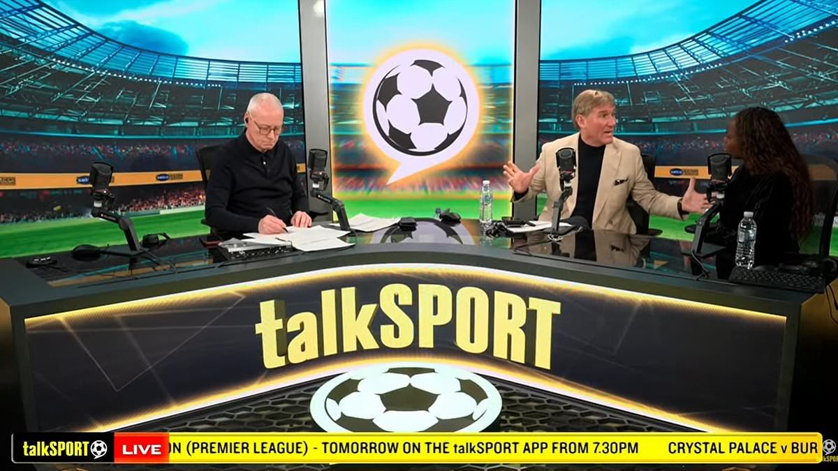 Eni Aluko and Simon Jordan caught in furious row mid-advert break on talkSPORT as he says her 'entitlement that would re-sink the Titanic' and she accuses Laura Woods of 'gaslighting'