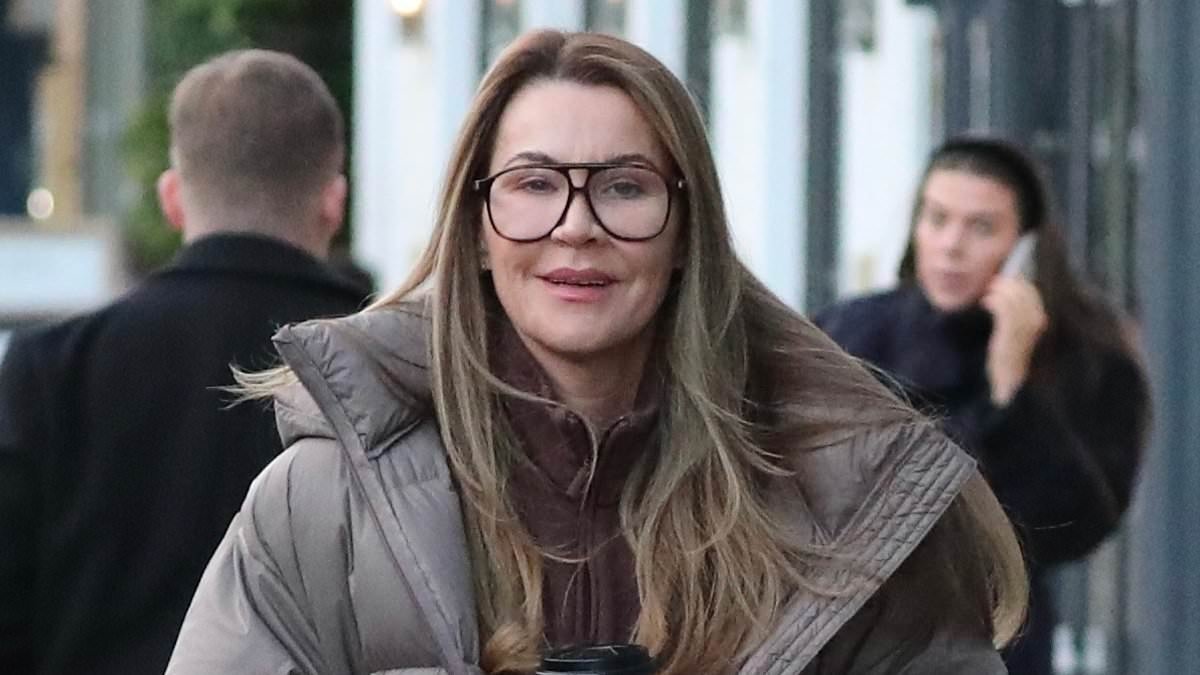 Darren Fletcher's wife Hayley steps out in Cheshire after he got the Manchester United job following Ruben Amorims' sacking