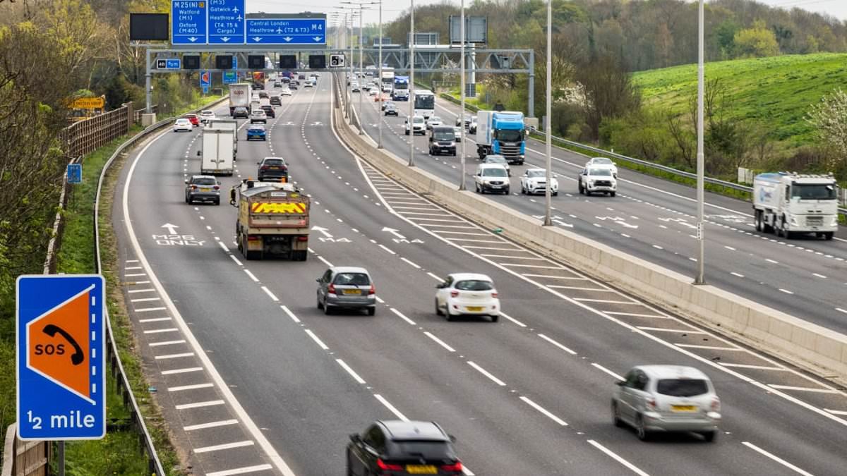 Nearly half of drivers now scared of driving on smart motorways