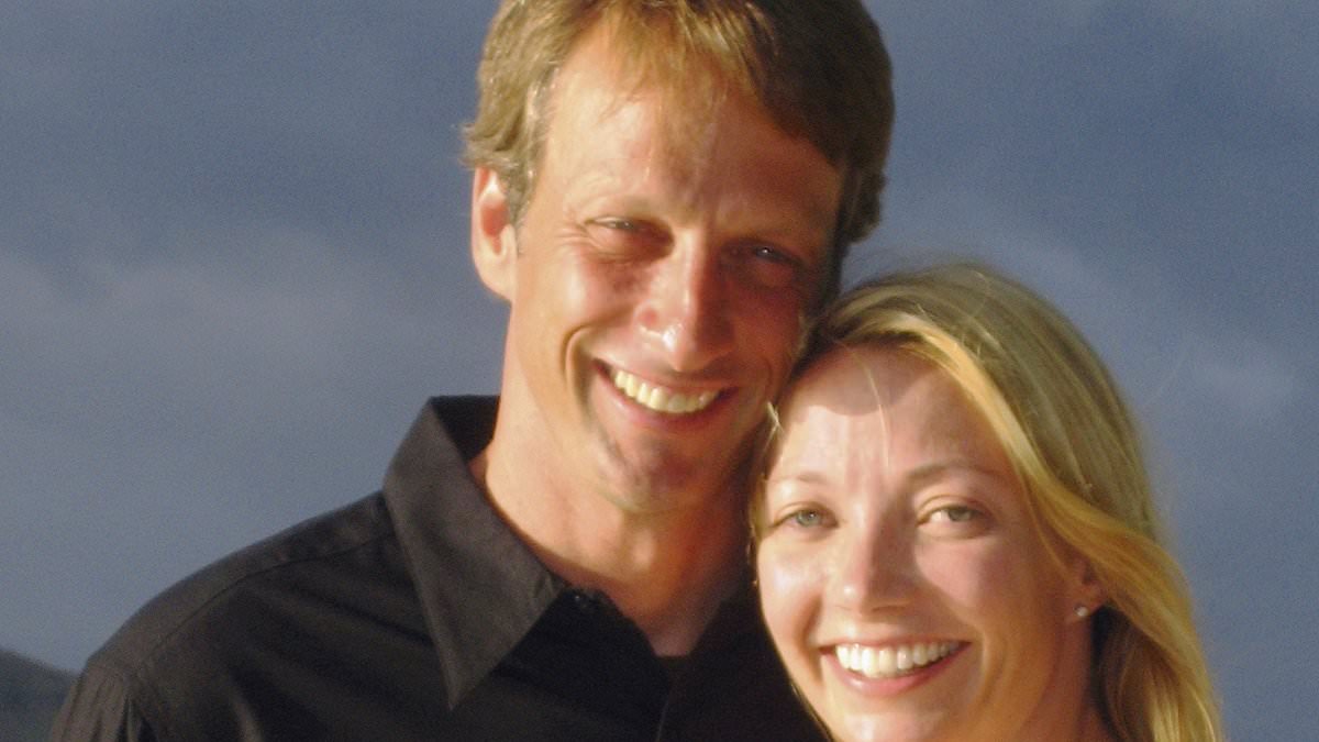 Skateboarding icon Tony Hawk insists NONE of his FOUR weddings were held on Epstein Island - as he responds to it being mentioned in an email in the files