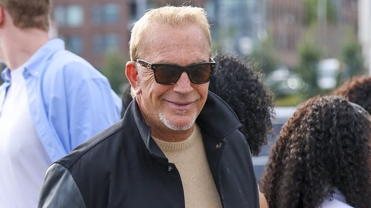 Kevin Costner, 71, makes rare comments about his SEVEN kids as he parties it up at Super Bowl bash