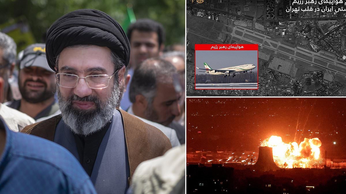Israel blows up Ayatollah Khamenei's personal jet amid claims his injured heir Mojtaba 'has been flown to Moscow for treatment'