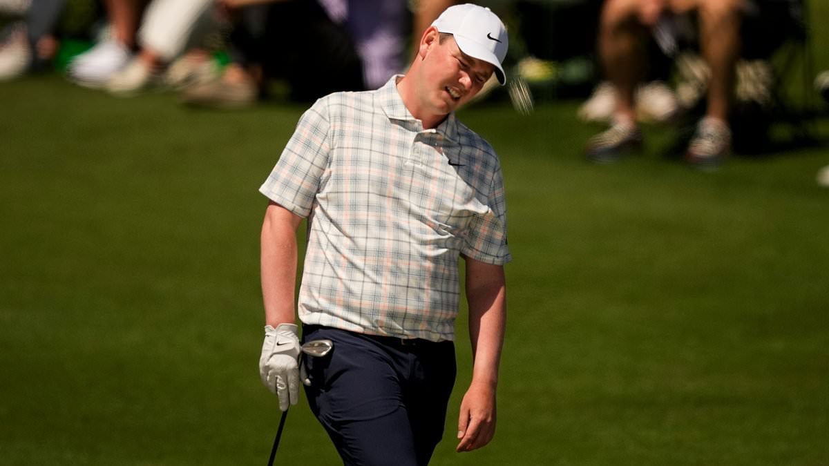 Robert MacIntyre risks Masters backlash after flipping middle finger in foul-mouthed opening round at Augusta